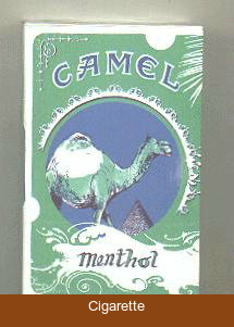 Camel Art Issue Menthol side slide cigarettes hard box