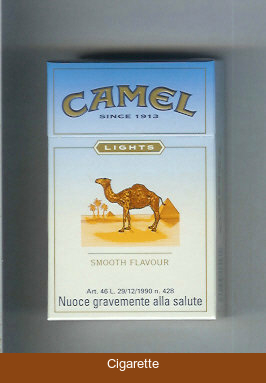 Camel Lights Smooth Flavour cigarettes king size hard box