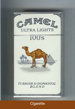 Camel Ultra Lights Turkish Domestic Blend 100s cigarettes long size hard box