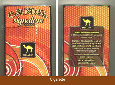 Camel Signature Blends Mellow cigarettes hard box