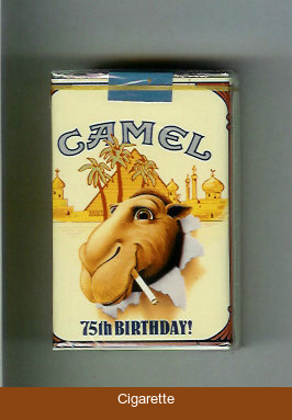 Camel collection version 75th Birthday Filters cigarettes hard box