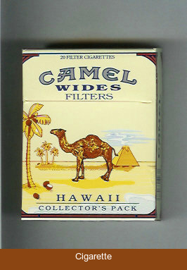 Camel Collectors Pack Hawaii Wides Filters cigarettes hard box