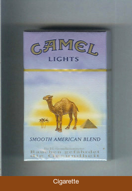 Camel with sun Smooth American Blend Lights cigarettes hard box