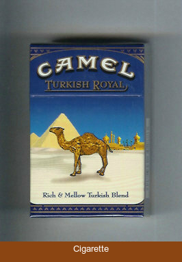 Camel Turkish Royal Rich Mellow Turkish Blend cigarettes hard box