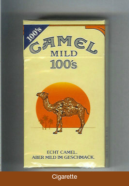 Camel with red sun Mild 100s cigarettes hard box