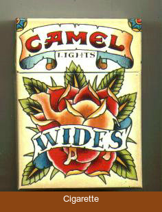 Camel Wides Lights Art Issue cigarettes hard box