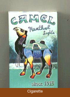 Camel Art Issue Menthol Lights side slide cigarettes hard box