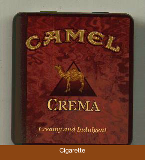 Camel Exotic Blends Crema cigarettes metal box