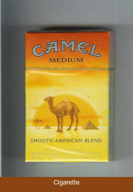 Camel with sun Smooth American Blend Medium cigarettes hard box
