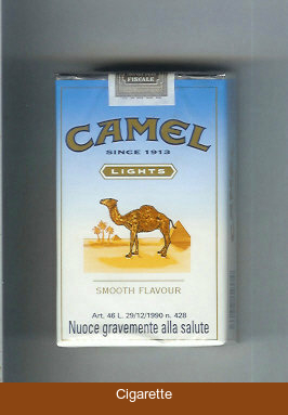 Camel Lights Smooth Flavour cigarettes soft box