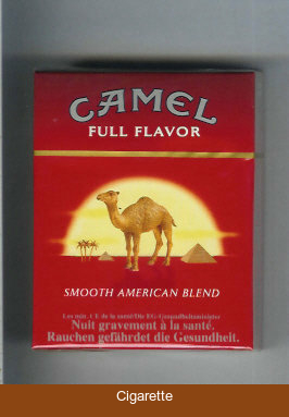 Camel with sun Smooth American Blend Full Flavor cigarettes king size hard box