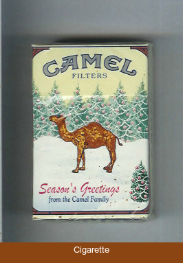 Camel collection version Seasons Greetings Filters cigarettes hard box