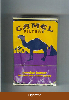 Camel Genuine Humor Filters cigarettes hard box
