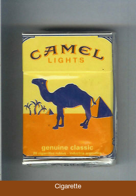 Camel Genuine Classic Lights cigarettes hard box