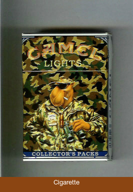 Camel Collectors Packs 8 Lights cigarettes hard box