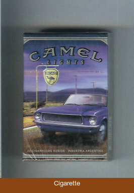 Camel Road Lights hard box cigarettes
