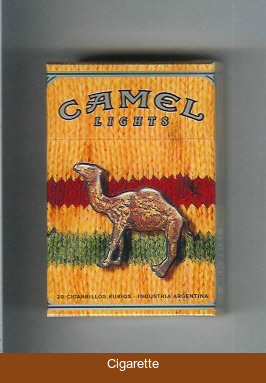 Camel Night Collectors Reggae Lights cigarettes hard box