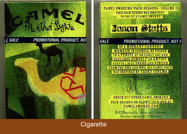 Camel Menthol Lights Smokers Pack Designs Volume 2 cigarettes hard box