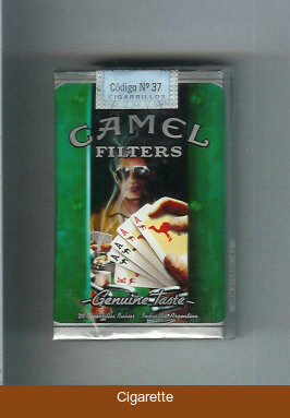 Camel collection version Genuine Taste Filters Genuine Nights cigarettes soft box