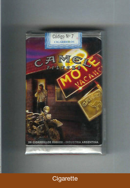 Camel Cigarettes Road Filters soft box