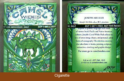 Camel Wides Menthol cigarettes hard box