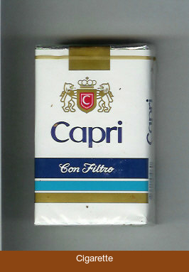 Capri costarrican version Con Filtro cigarettes soft box