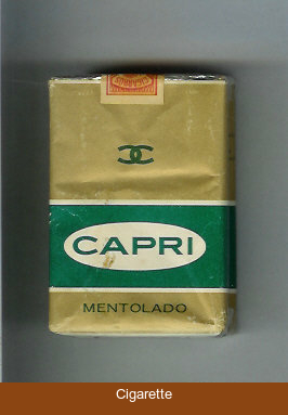 Capri mexican version Mentolado cigarettes soft box