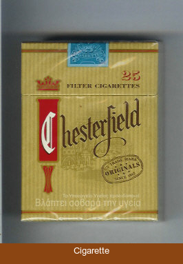 Chesterfield Originals 25 cigarettes filter 