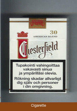 Chesterfield cigarettes american blend Full Flavor