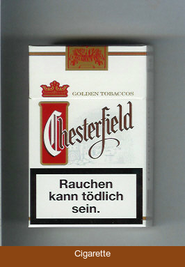 Chesterfield cigarettes full flavor Golden Tobaccos