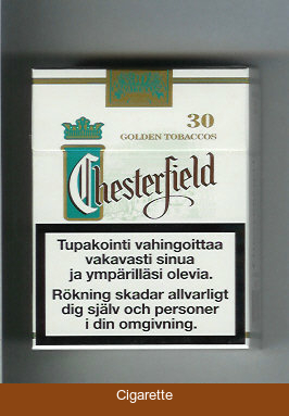 Chesterfield Classic Menthol cigarettes Golden Tobaccos 30