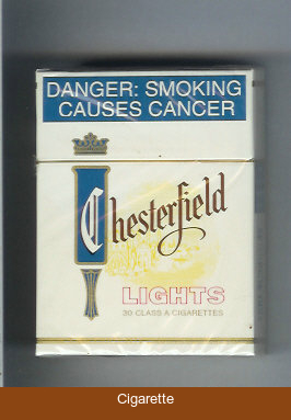 Chesterfield Lights cigarettes South Africa