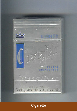 Chesterfield Streamliner Lights cigarettes