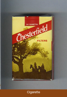 Chesterfield Filter cigarettes yellow