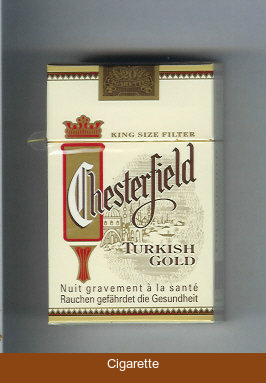 Chesterfield Turkish Gold cigarettes