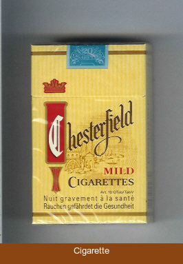 Chesterfield Mild cigarettes hard box