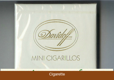 Davidoff Mini Cigarillos cigarettes wide flat hard box