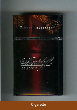 Davidoff 100s cigarettes collection design Classic Finest Selection hard box