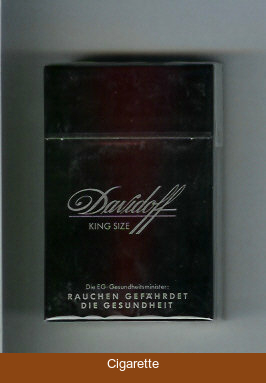 Davidoff King Size cigarettes hard box