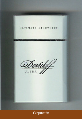 Davidoff Ultra Ultimate Lightness 100s cigarettes hard box