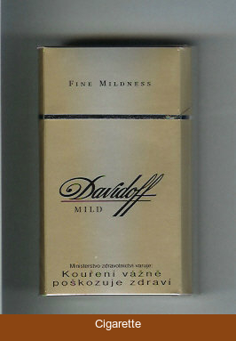 Davidoff Mild Fine Mildness 100s cigarettes hard box