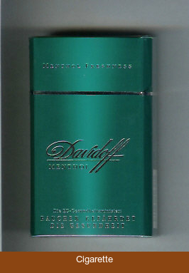 Davidoff Menthol Menthol Freshness 100s cigarettes hard box