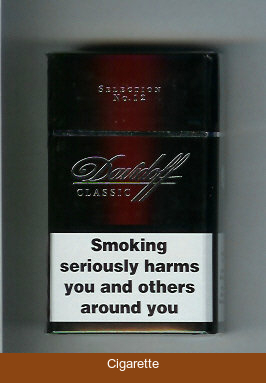 Davidoff Classic Selection No 12 100s cigarettes hard box