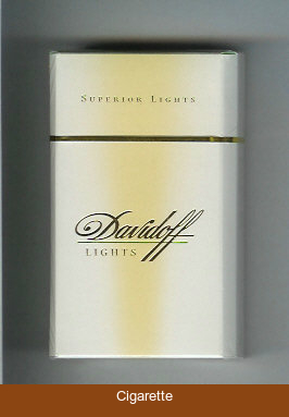 Davidoff Lights Superior Lights 100s cigarettes hard box