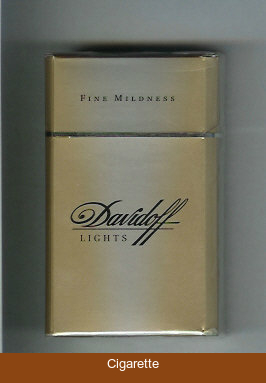 Davidoff Lights Fine Mildness 100s cigarettes hard box