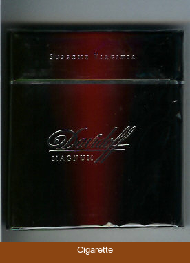 Davidoff Magnum Supreme Virginia 100s cigarettes wide flat hard box