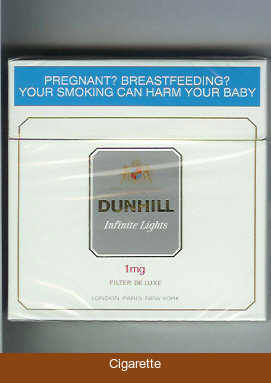 Dunhill Infinite Lights 1 mg Filter De Luxe 30 cigarettes hard box