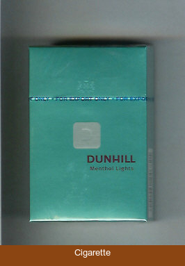 Dunhill D Menthol Lights cigarettes hard box