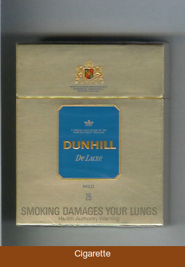 Dunhill De Luxe Mild 25 cigarettes hard box