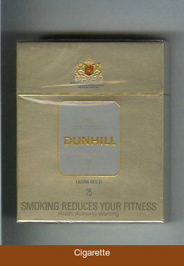 Dunhill De Luxe Ultra Mild 25 Cigarettes hard box